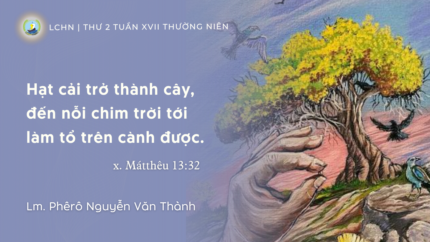 Suy Niệm Lời Chúa Hằng Ngày | Thứ Hai Tuần XVII Thường Niên